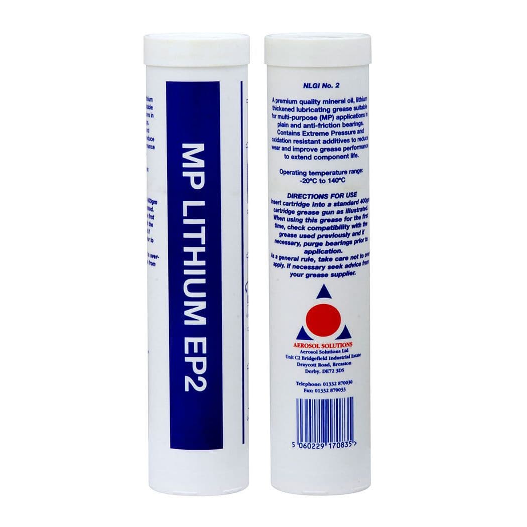 1511 EP2 LITHIUM GREASE Lithium Grease Cartridge - Pack of 12 x 400g