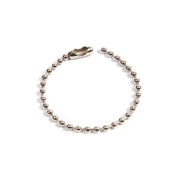 55161 100mm Metal Ball Chain with Connector (Pack of 50)