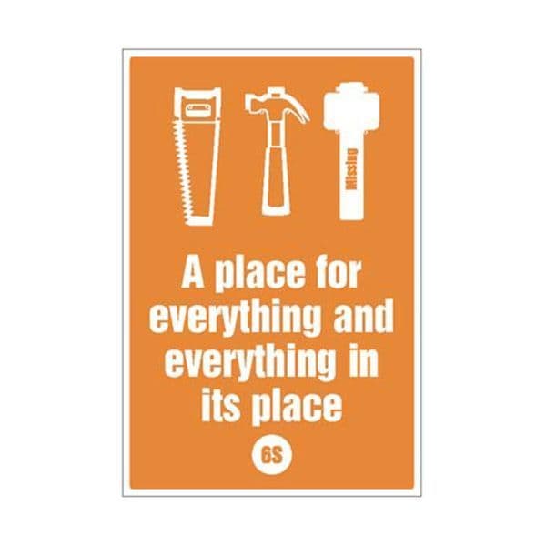 55952 A place for everything and everything in its place - 6S Poster - 400x600mm rigid plastic