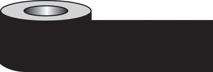 58603 Self adhesive floor tape 33m x 50mm - black (33M x 50mm) Safety Sign