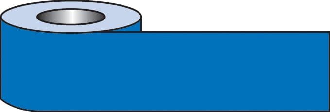58604 Self adhesive floor tape 33m x 50mm - blue (33M x 50mm) Safety Sign