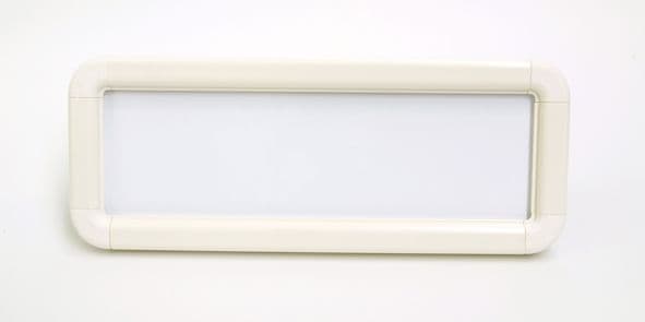 58701 Suspended frame 450x150mm white c/w kit (450x150mm) Safety Sign