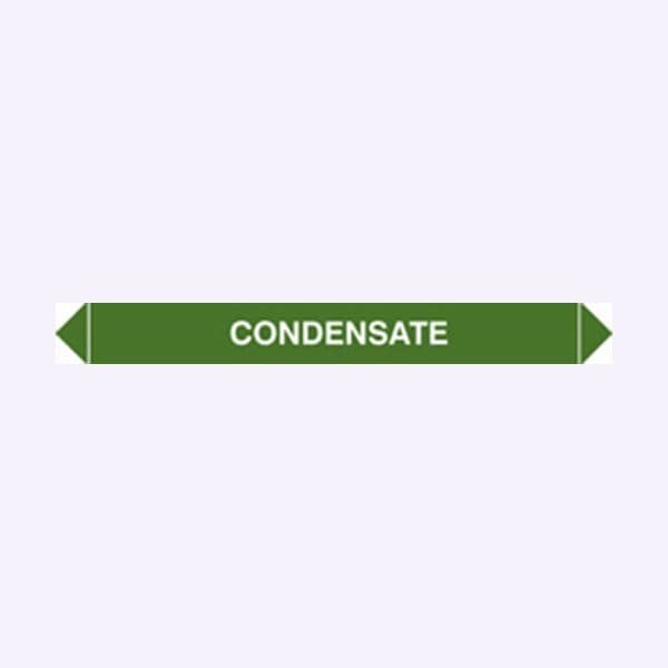 59923 Flow marker Pk of 5 condensate (300x40mm) Safety Sign