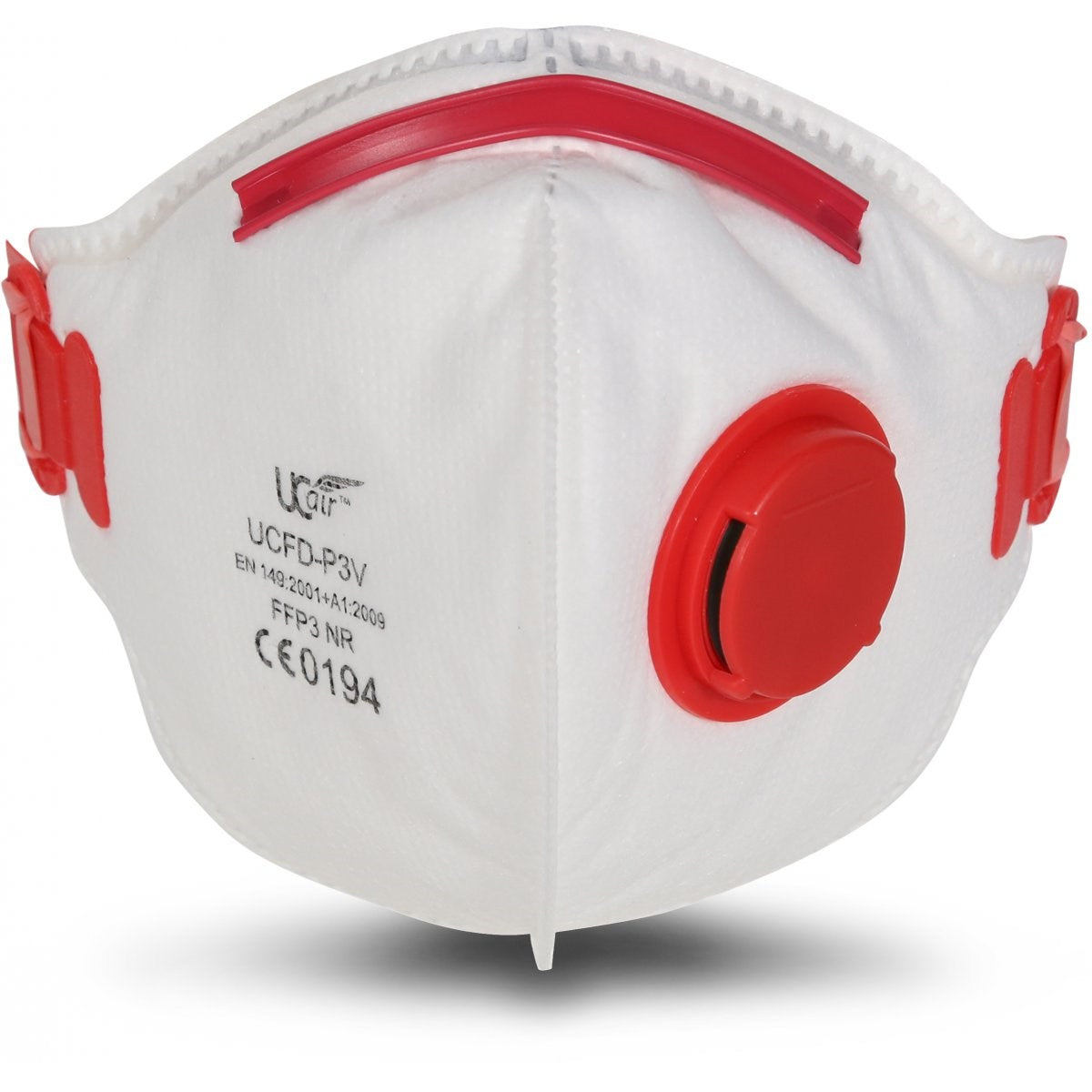 UCAir Fold-Flat Valved Face Masks (Box of 10)