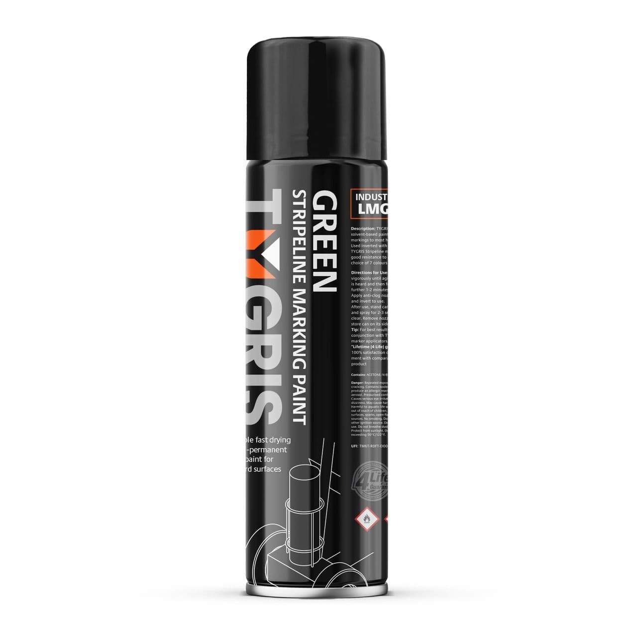 LMGN Stripeline Line Marking Paint Green - Size 750 ml / Sold in packs of 12