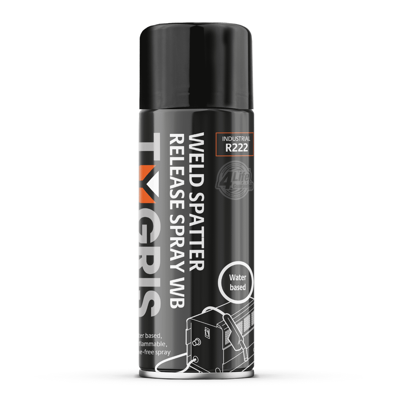 R222 Weld Spatter Release Spray (Water Based) - Size 400 ml / Sold in packs of 12