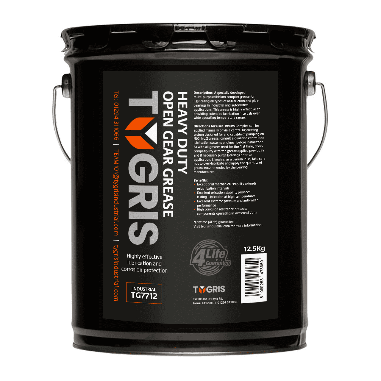 TG7712 Heavy Duty Open Gear Grease 2.5 - Size 12.5 Kg / Sold Individually