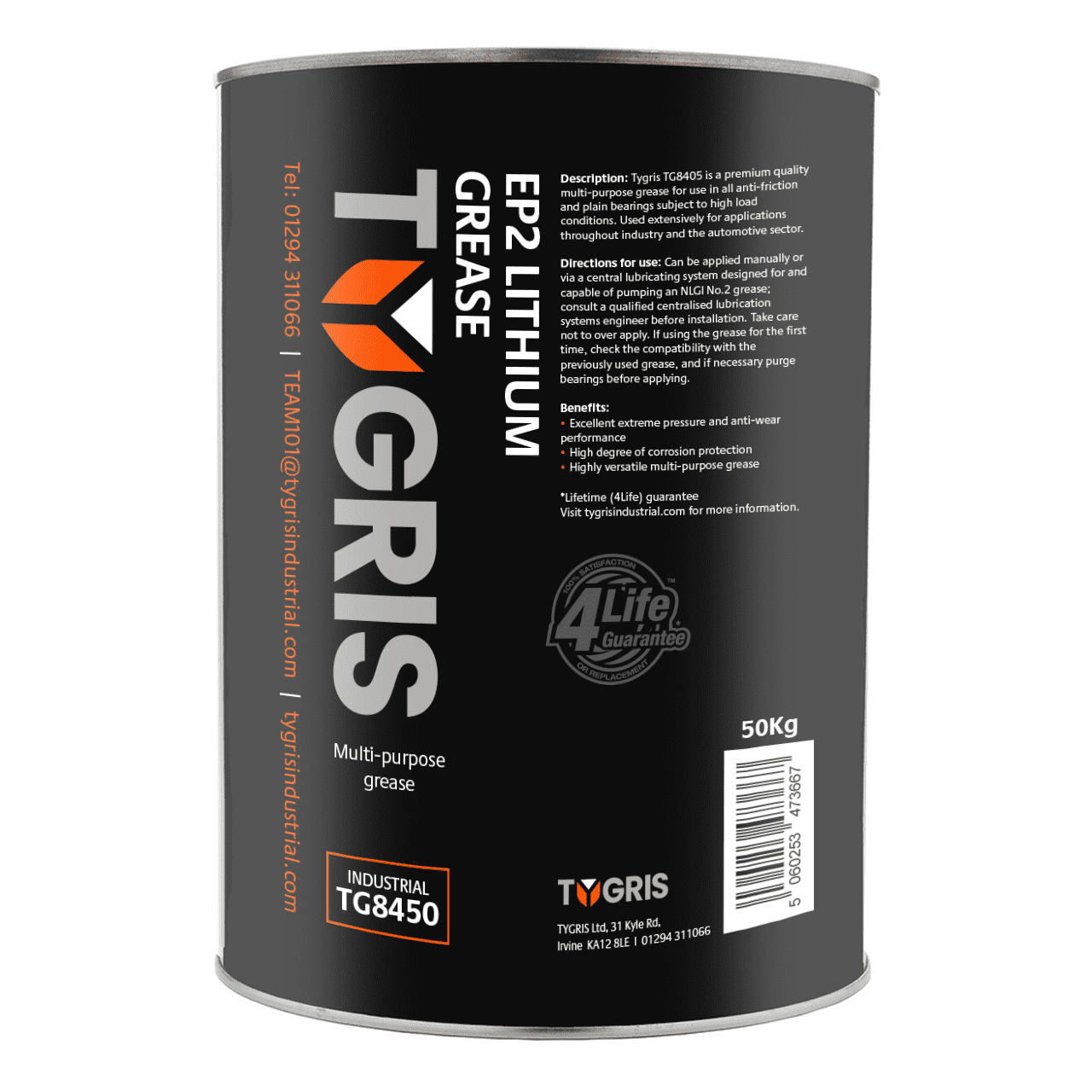 TG8450 Lithium Grease EP2 - Size 50 Kg / Sold Individually