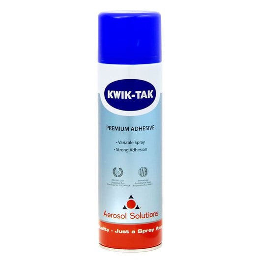 0600 KWIK TAK Premium Quality Adhesive - Pack of 12 x 500ml