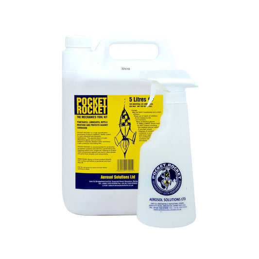 1017C POCKET ROCKET High Spec. Penetrating Moisture Repellent 5L with FREE Sprayer - Pack of 4 x 5L