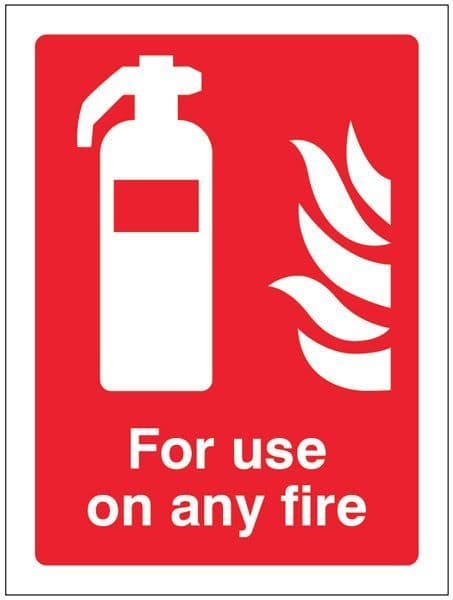 11004E For use on any fire Safety Sign