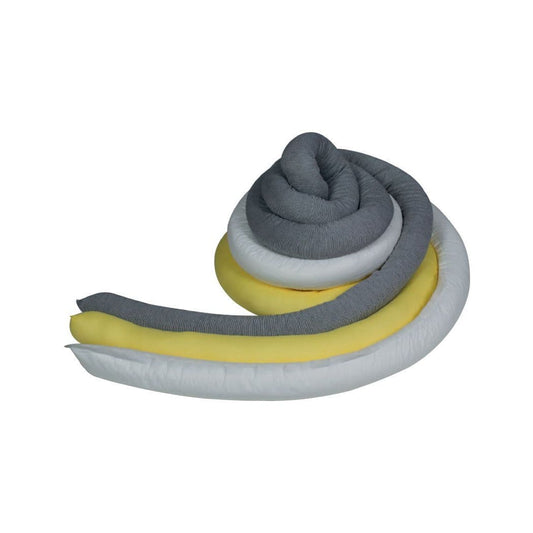 1310/1/2 Absorbent Socks (8cm x 3m) - Pack of 10
