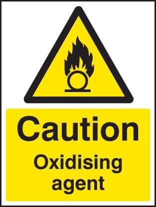 14424E Oxidising agent Rigid Plastic (200x150mm) Safety Sign