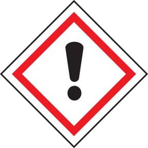 14548U GHS Label - Irritant Rigid Plastic (100x100mm) Safety Sign