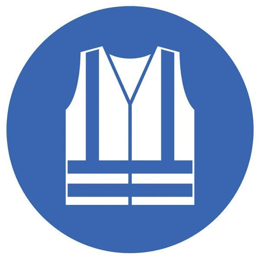15419F HiVis symbol  Rigid Plastic (200x200mm) Safety Sign