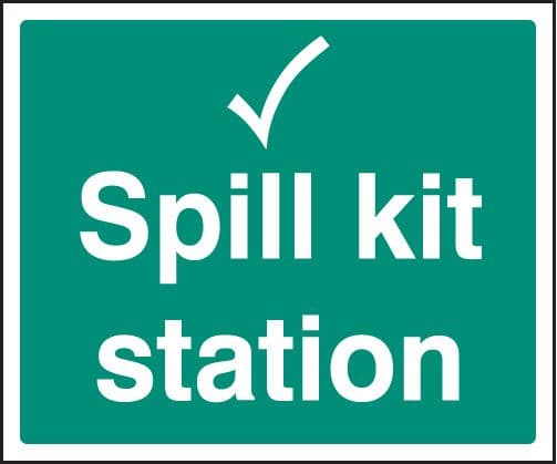 16048H Spill kit station Rigid Plastic (300x250mm) Safety Sign