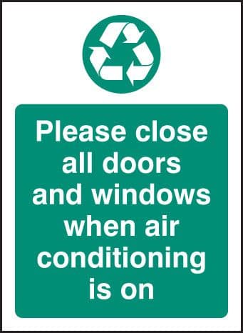 16629A Please turn off electrical appliances when not in use Rigid Plastic (100x75mm) Safety Sign