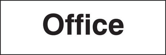 17015G Office Rigid Plastic (300x100mm) Safety Sign