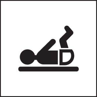 17054F Baby symbol Rigid Plastic (200x200mm) Safety Sign