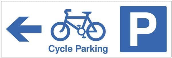 17693G Cycle parking <- Safety Sign
