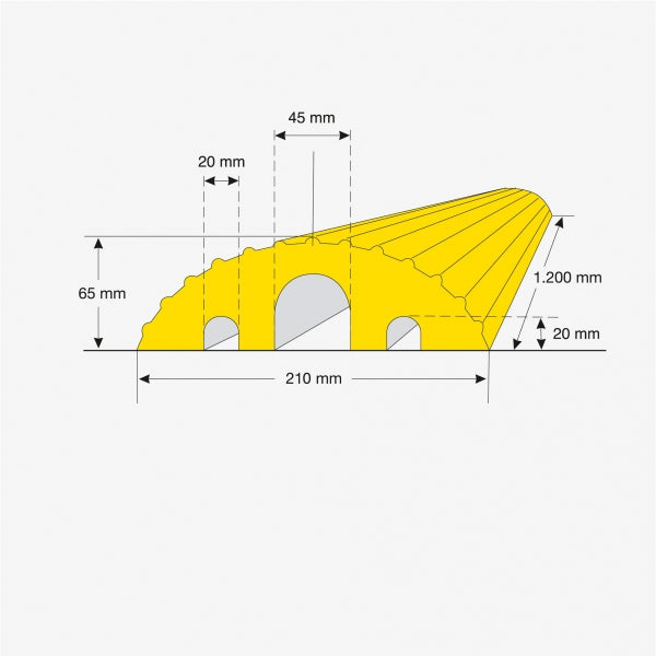 TRAFFIC-LINE Cable Ramp - SMALL
