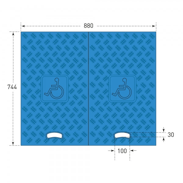 TRAFFIC-LINE Wheelchair ramps for cable/hose ramps
