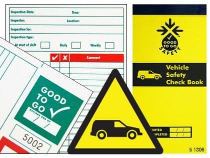 51306 Good to go fleet vehicle safety check book  (H210xW100xD5mm) Safety Sign