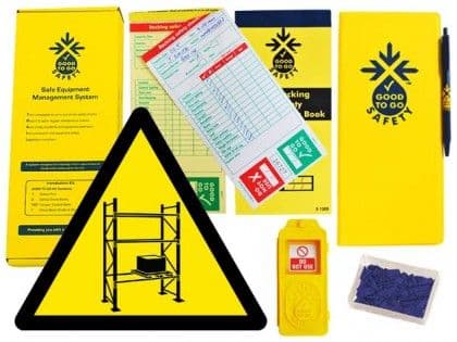 51312 Good to go safety racking weekly kit  (320x125x40mm) Safety Sign