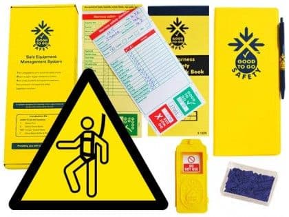 51326 Good to go safety harness weekly kit  (320x125x40mm) Safety Sign