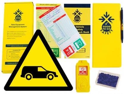 51328 Good to go fleet vehicle safety weekly kit  (320x125x40mm) Safety Sign