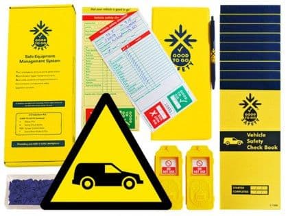 51329 Good to go fleet vehicle safety daily kit  (250x125x80mm) Safety Sign