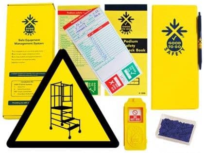 51331 Good to go safety podium steps weekly kit  (320x125x40mm) Safety Sign