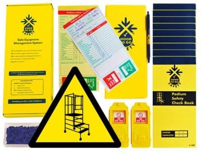 51332 Good to go safety podium steps daily kit  (250x125x80mm) Safety Sign