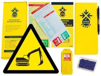 51343 Good To Go Safety Excavator Weekly Kit (1 tag, 100 seals, 2 check books & 1 wallet with pen)