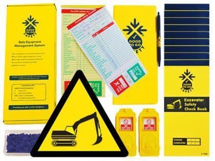 51344 Good To Go Safety Excavator Daily Kit (2 tags, 300 seals, 11 check books & 1 wallet with pen)