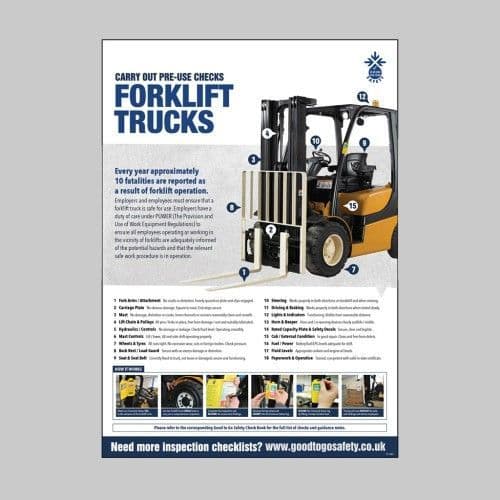 51360 - Forklift Inspection Checklist Poster (A2)