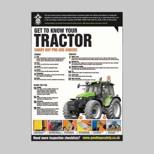51386 - Tractor Inspection - Recyclable Synthetic Paper - 420 x 594mm (A2)