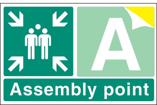 52111 Special Assembly point rigid plastic 600x400mm  (600x400mm) Safety Sign
