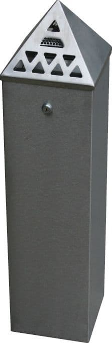 53083 Floor standing cigarette bin 800mm highx200x200mm base  (H800xW200xD200mm) Safety Sign
