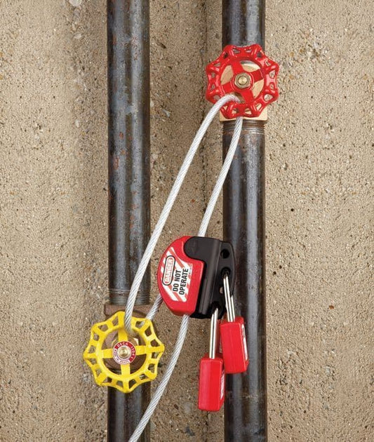 53303 Adjustable Cable Lockout, 1.8m Safety Sign