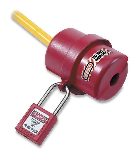 53304 Plug Lockout, Small Safety Sign
