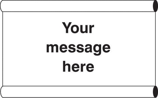 55099 Design Your Own Banner c/w loops 1270x610mm  (1270x610mm) Safety Sign