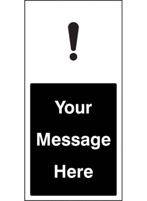 55112 Cover-Up Sign Your message here  (880x430x350mm) Safety Sign