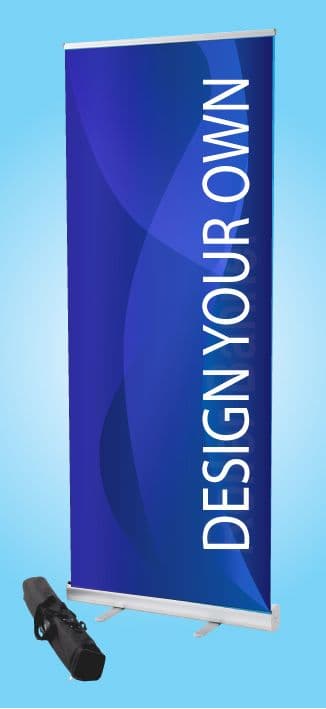 55123 Roller Banner Your message here 2000x800mm  (2000x800mm) Safety Sign
