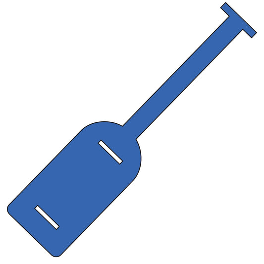 55152 Plain ID Self-tie Tie Tags (Pack of 14) Blue 210x50  (210x50mm) Safety Sign