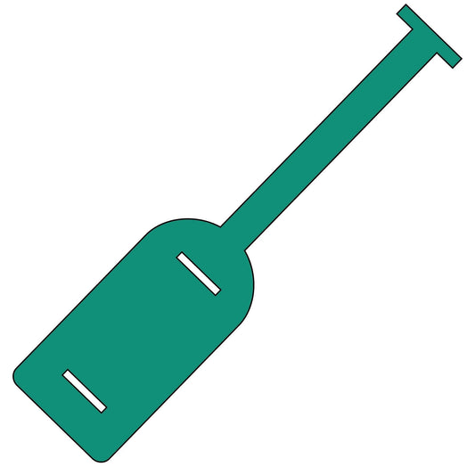 55153 Plain ID Self-tie Tie Tags (Pack of 14) Green 210x50  (210x50mm) Safety Sign