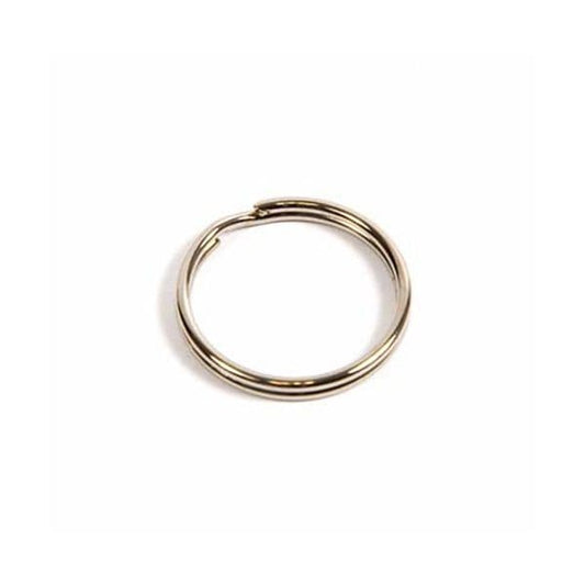 55160 25mm Nickel Plated Steel Split Ring for engraved Key Fobs
