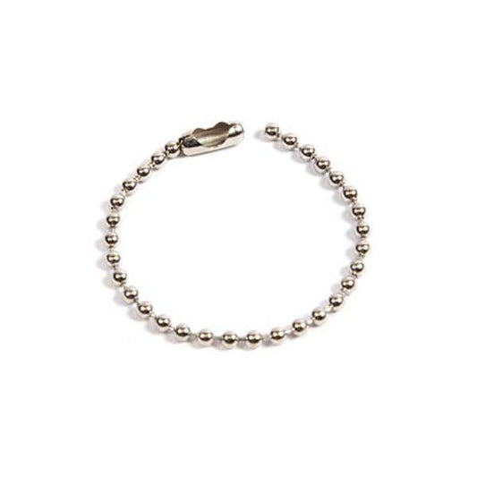 55161 100mm Metal Ball Chain with Connector (Pack of 50)