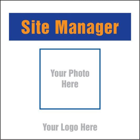 55700 Site manager, your photo here site saver sign 400x400mm  (400x400mm) Safety Sign