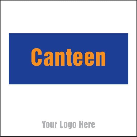 55712 Canteen, site saver sign 400x400mm  (400x400mm) Safety Sign